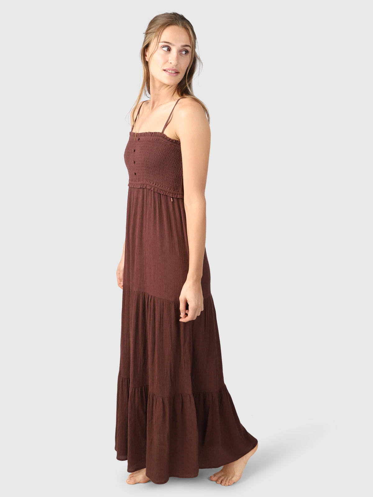 Lorelei Dames Maxi Jurk | Bruin