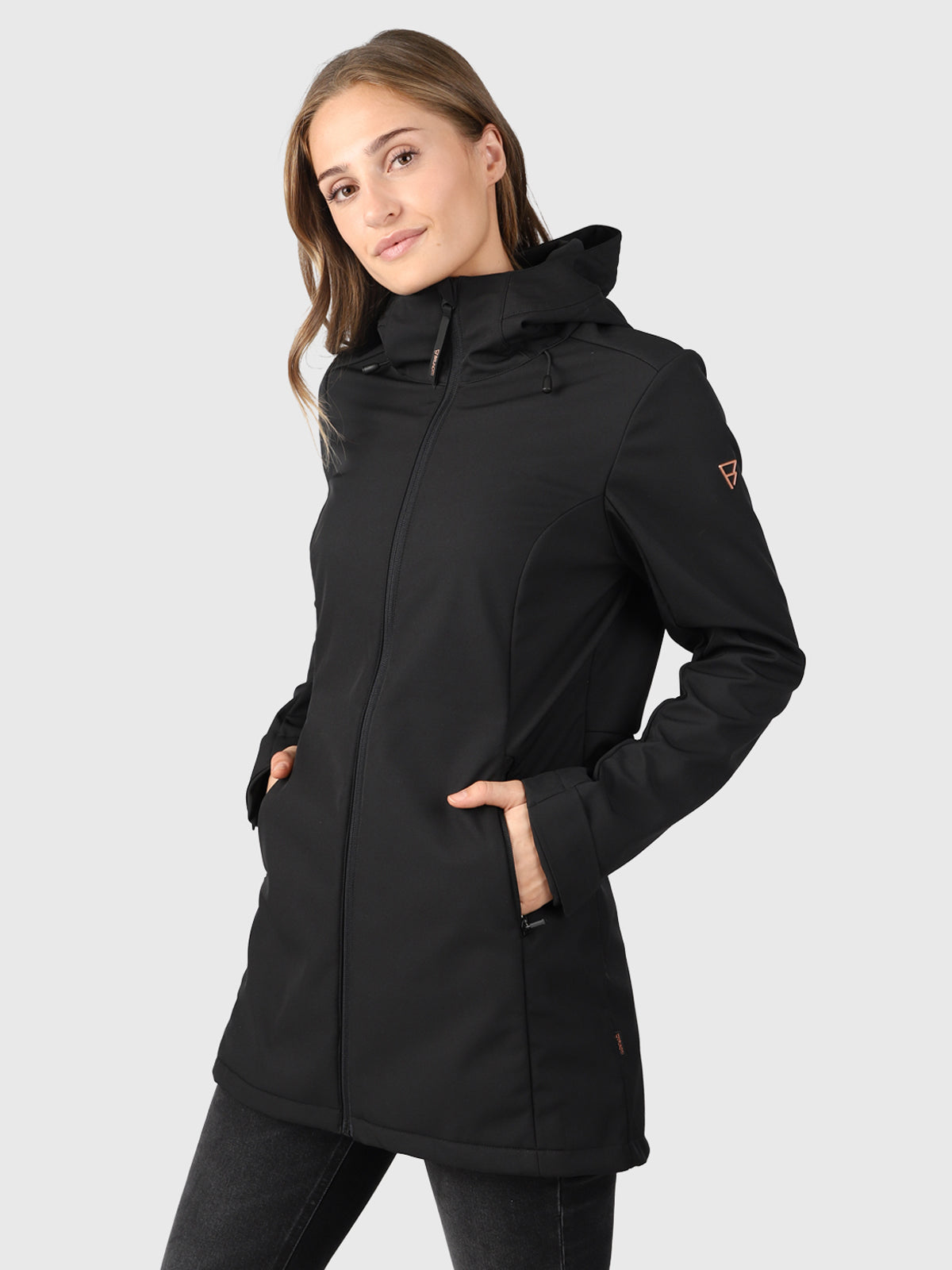 Mel Damen Softshell Jacket | Schwarz