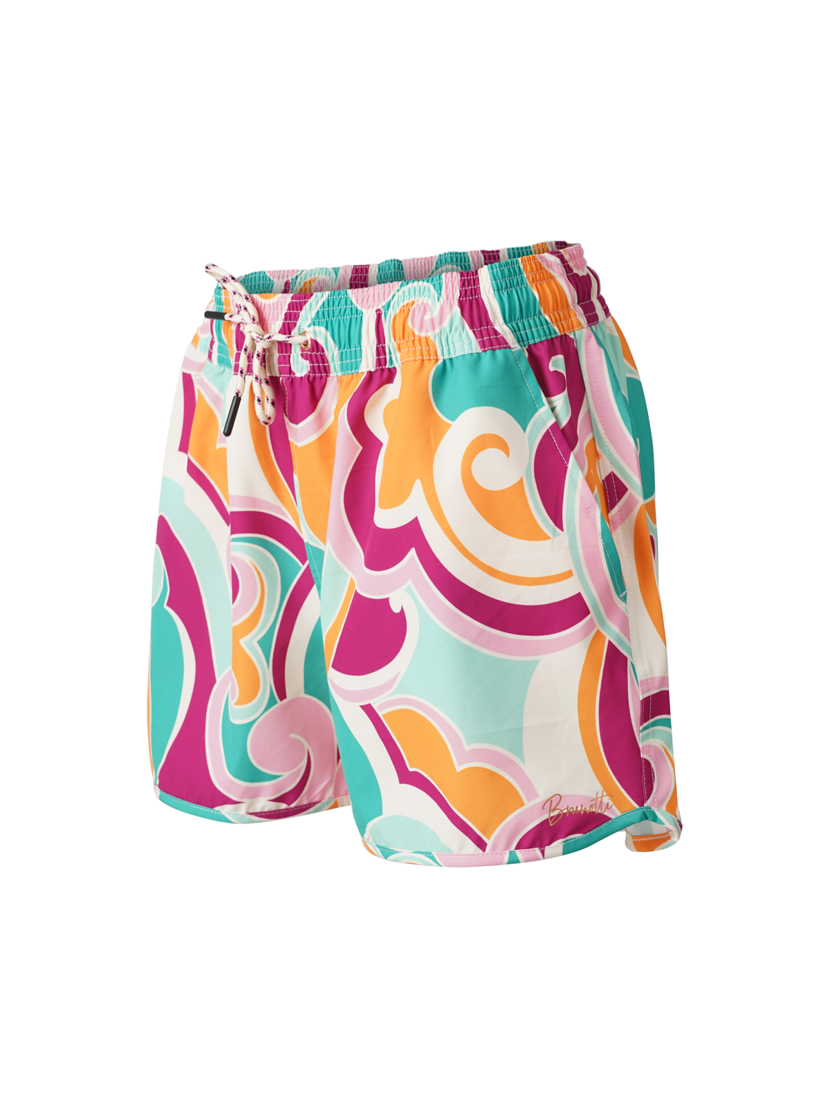 Toluca-Swirl Dames Zwemshort | Multi Color