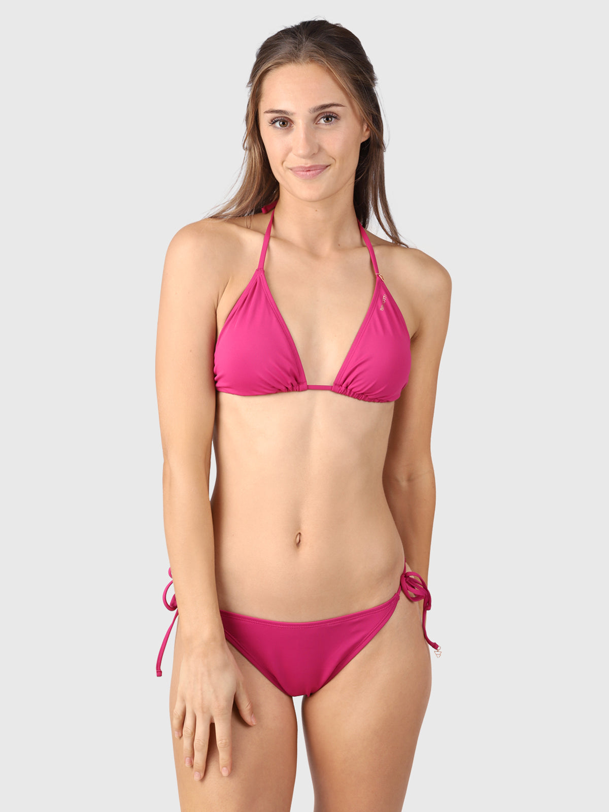 Novalee Women Slider Triangle Bikini Top | Magenta