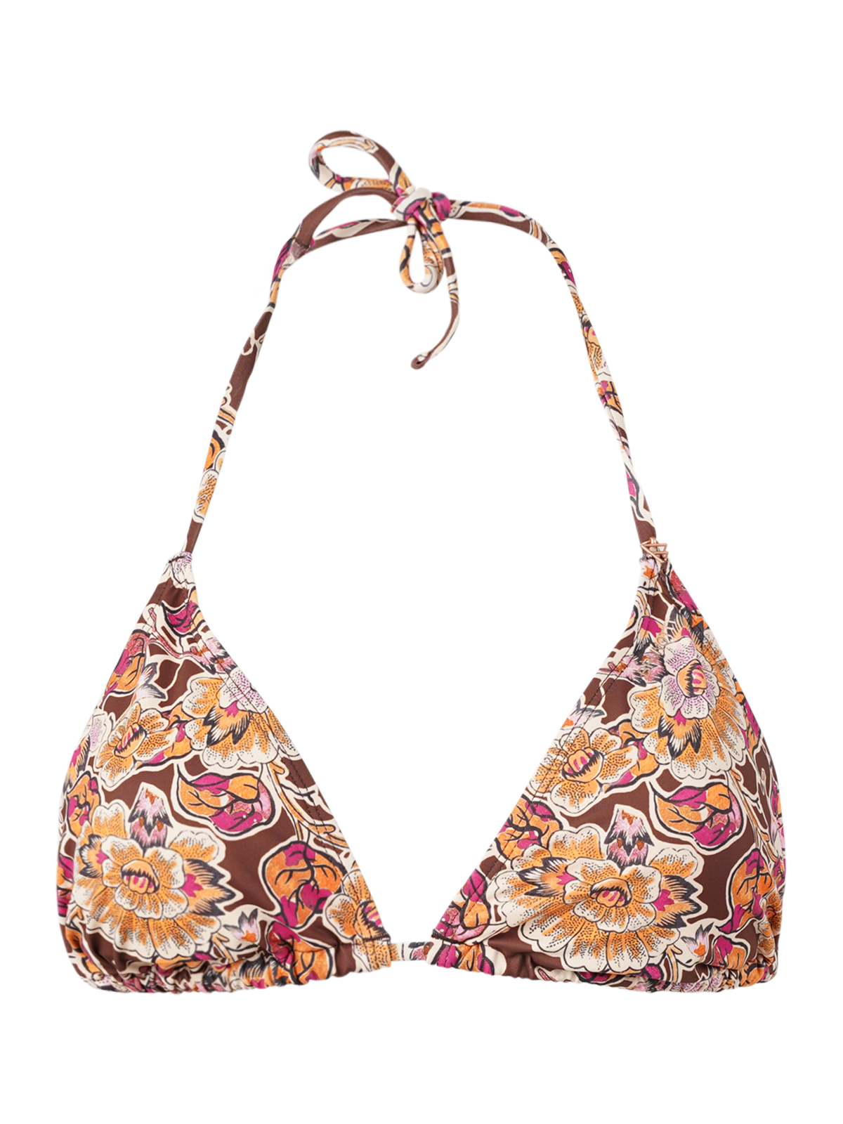 Novalee-Sakai Women Slider Triangle Bikini Top | Multi Color