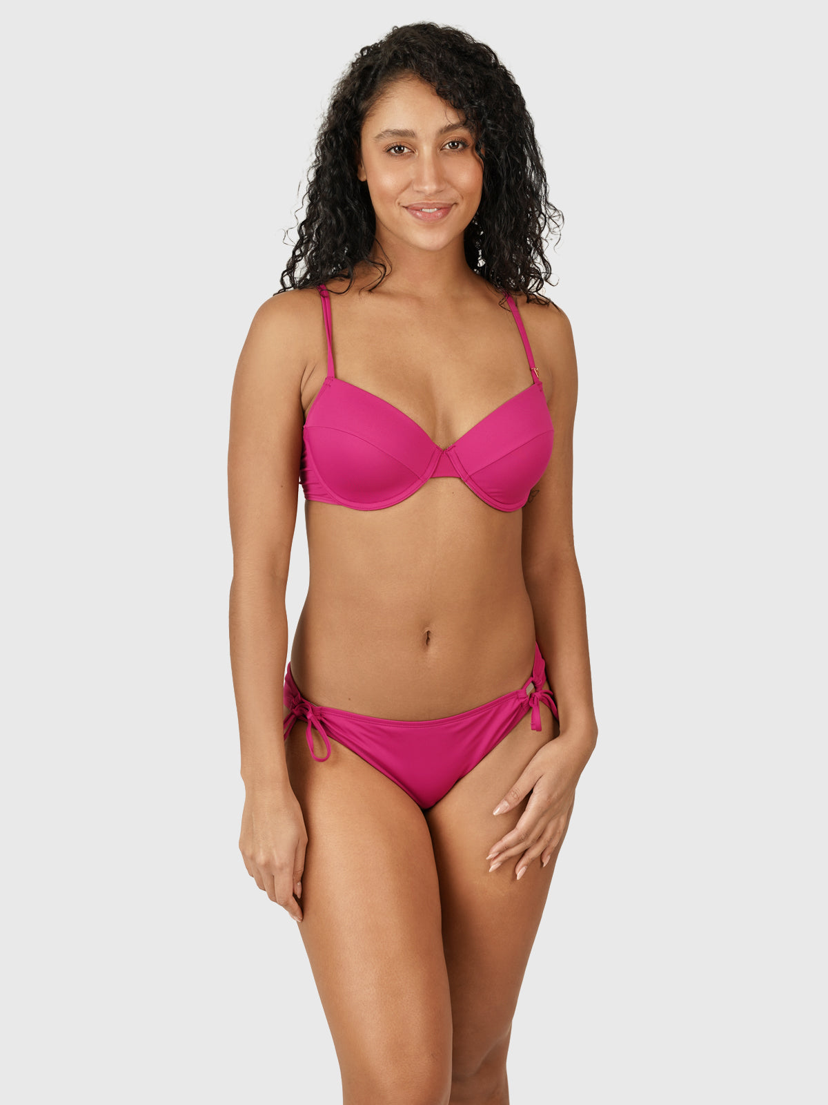 Novasarah Women Underwire Bikini Top | Magenta