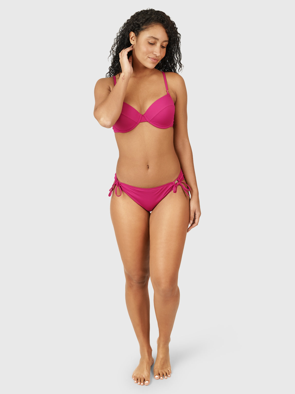 Novasarah Damen Bügel Bikini Top | Magenta