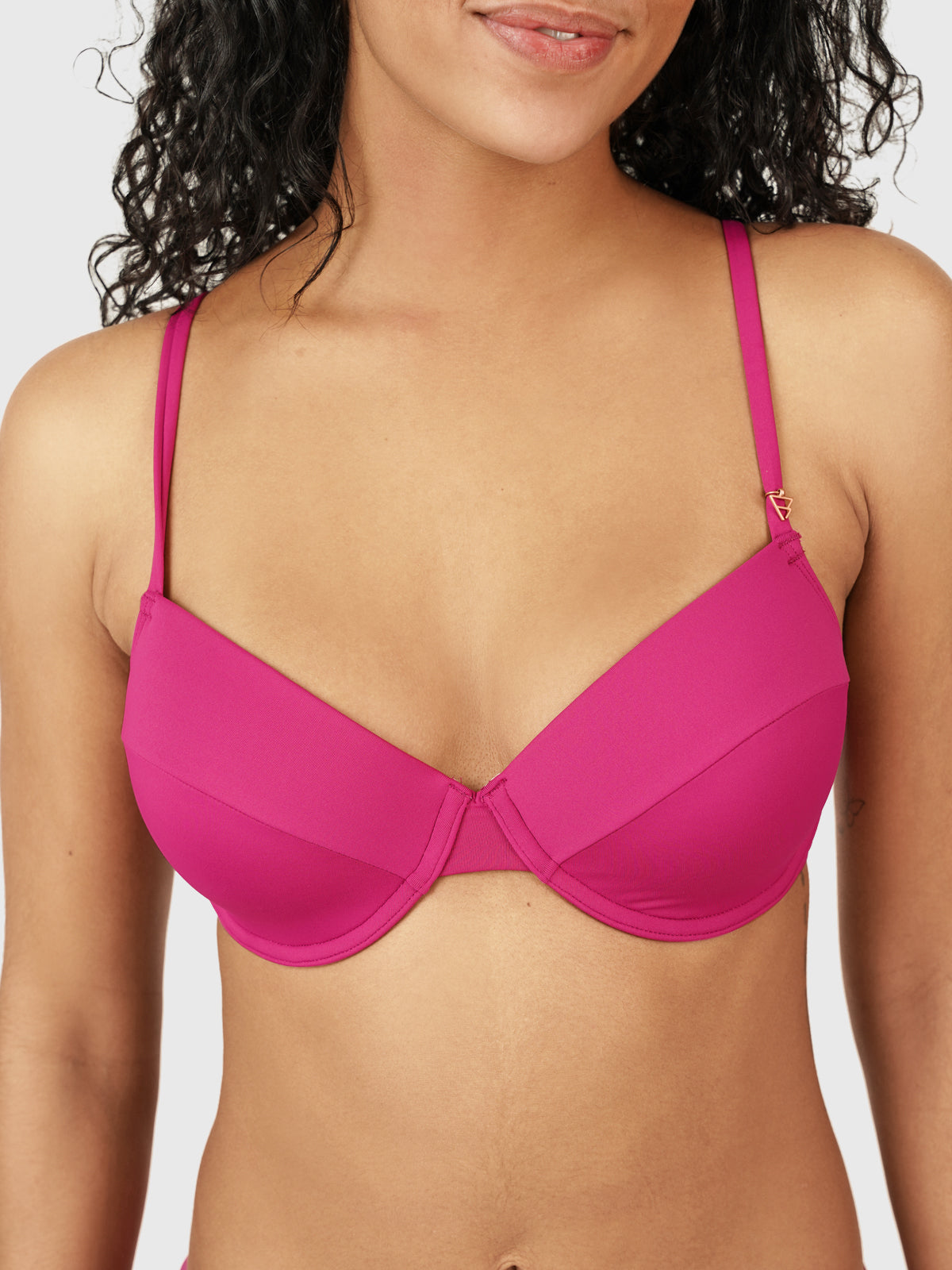 Novasarah Damen Bügel Bikini Top | Magenta