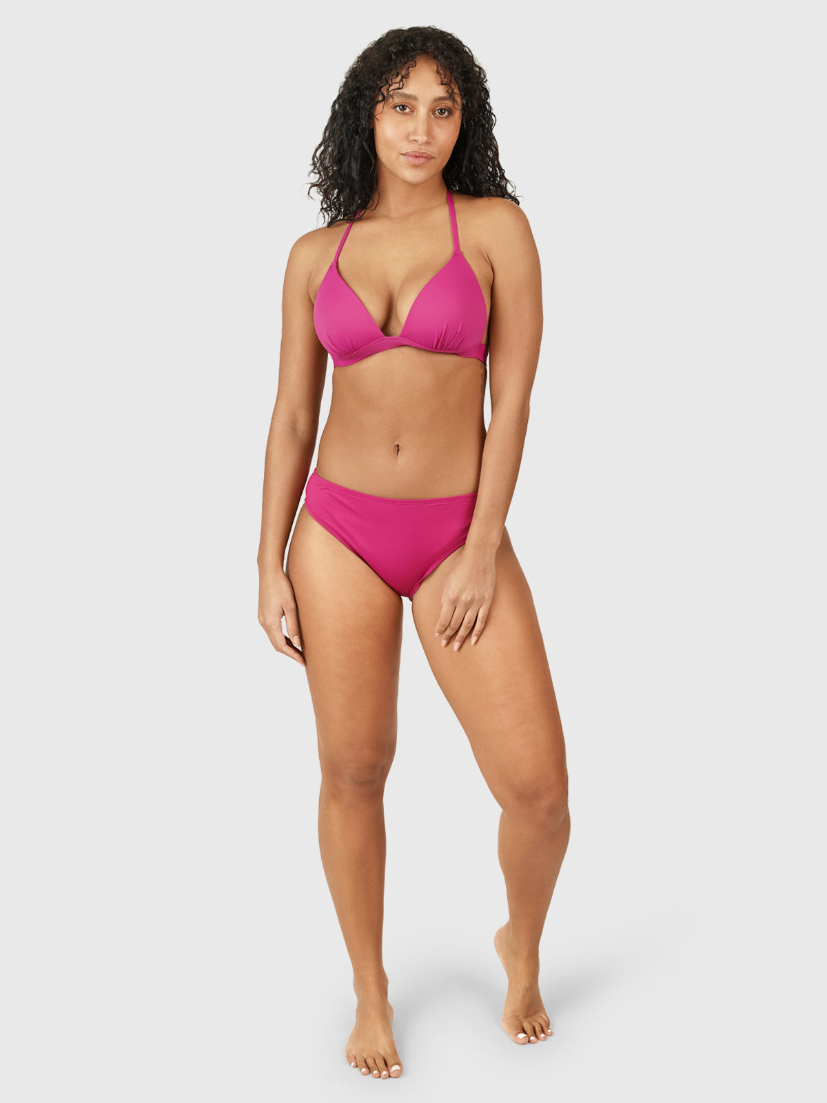 Lisselot Damen Bralette Bikini Top | Magenta