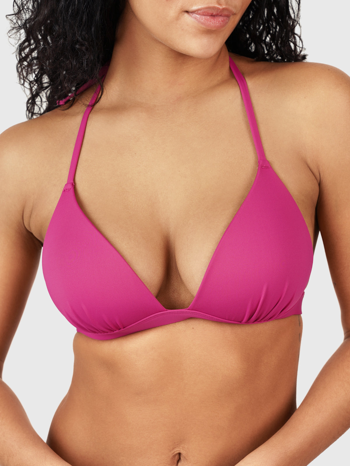 Lisselot Dames Bralette Bikini Top | Magenta