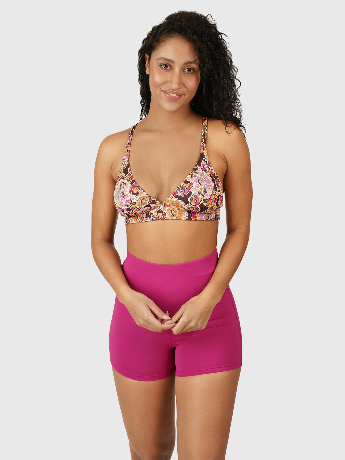 Delphinia-Sakai Dames Bralette Bikini Top | Multi Color