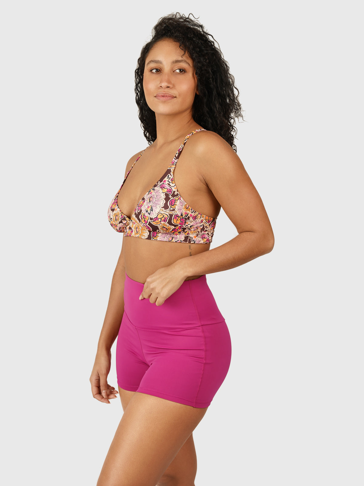 Delphinia-Sakai Damen Bralette Bikini Top | Multi Color