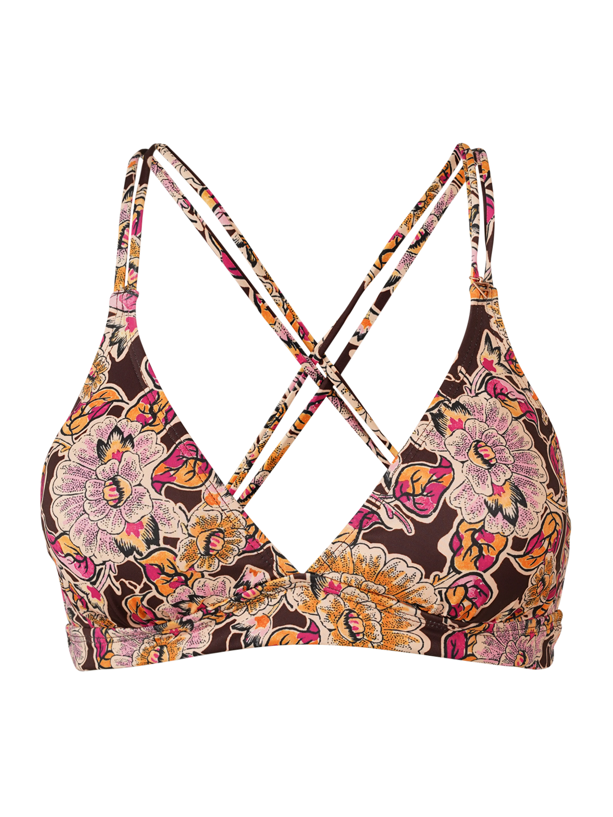 Delphinia-Sakai Dames Bralette Bikini Top | Multi Color