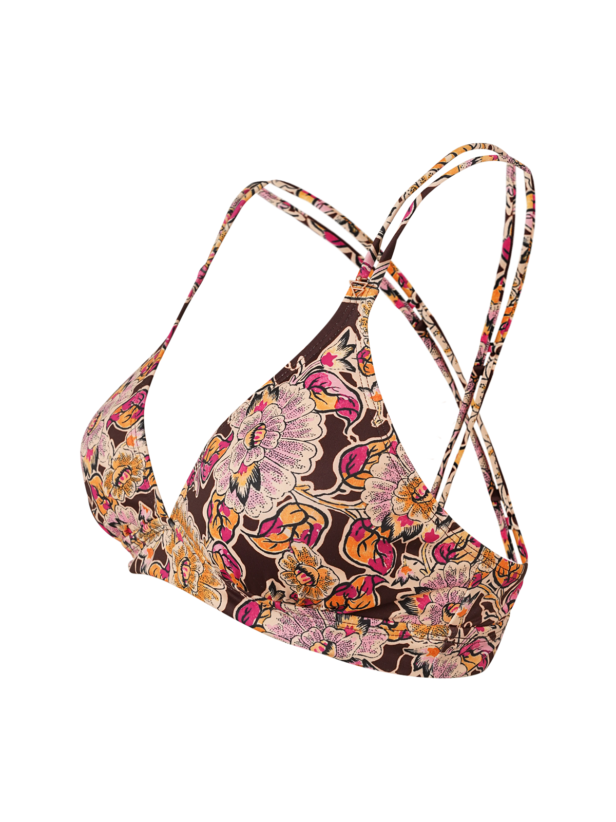 Delphinia-Sakai Dames Bralette Bikini Top | Multi Color