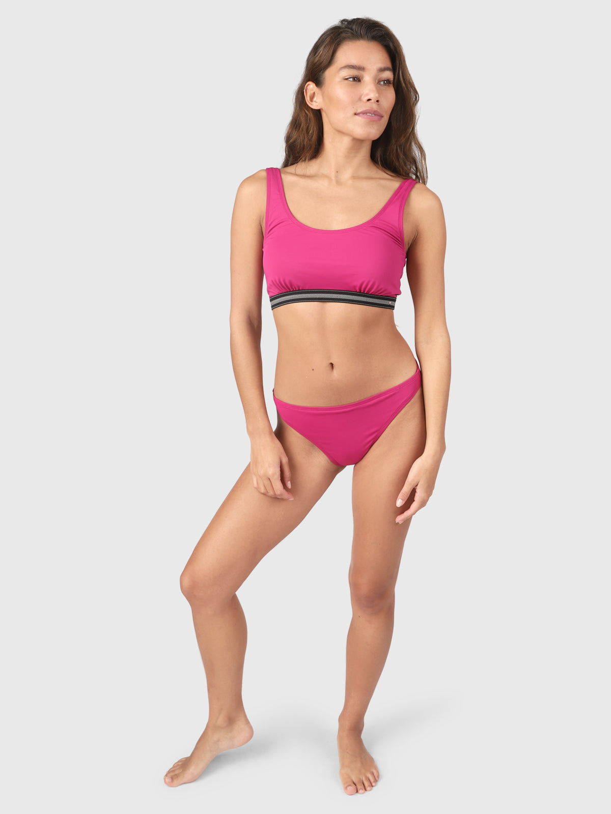 Korola Women Sports Bikini Top | Magenta