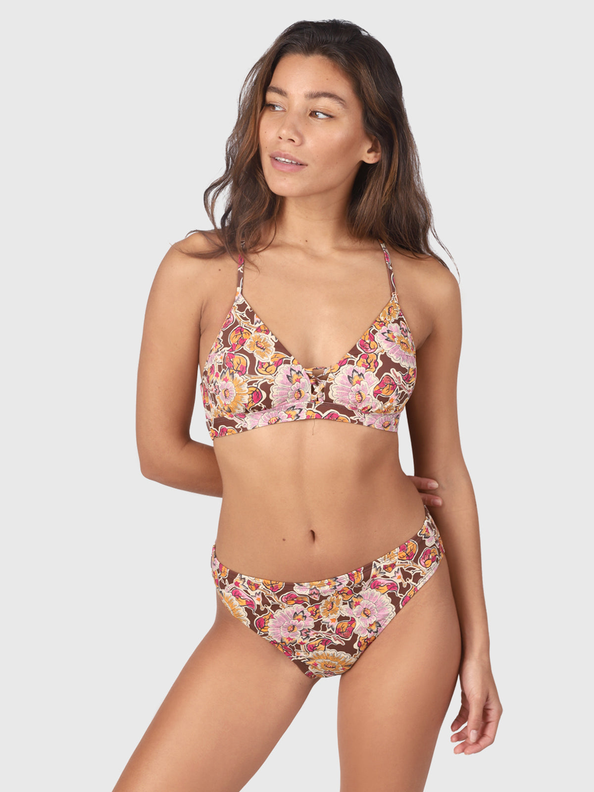 Tallys-Sakai Dames Bralette Bikini Top | Multi Color