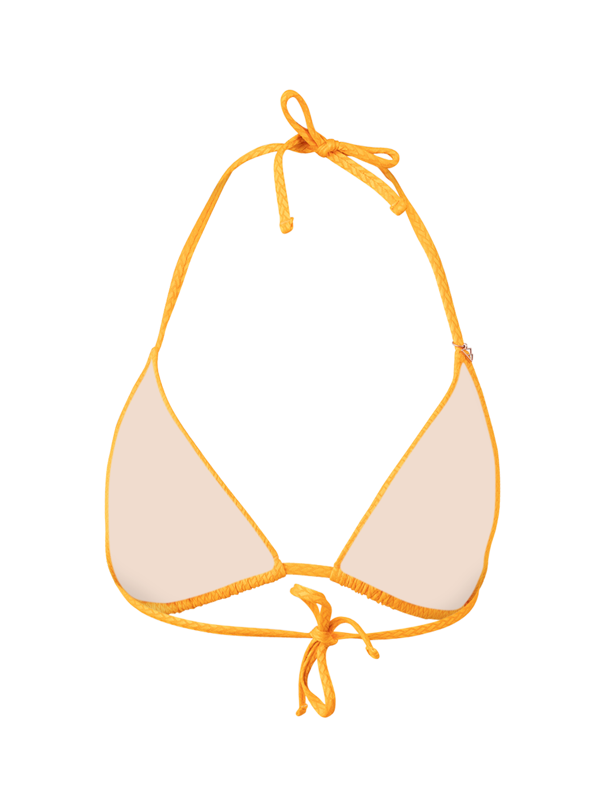 Novalee-STR Dames Slider Triangel Bikini Top | Oranje