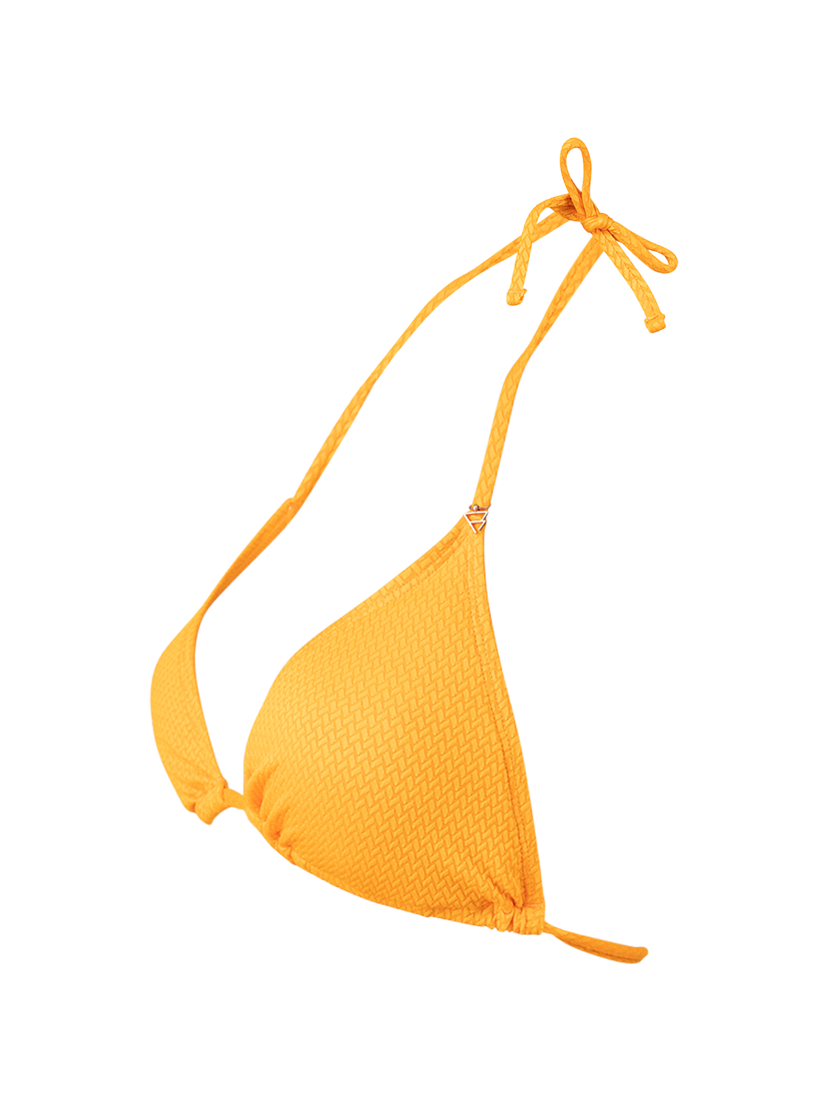 Novalee-STR Dames Slider Triangel Bikini Top | Oranje
