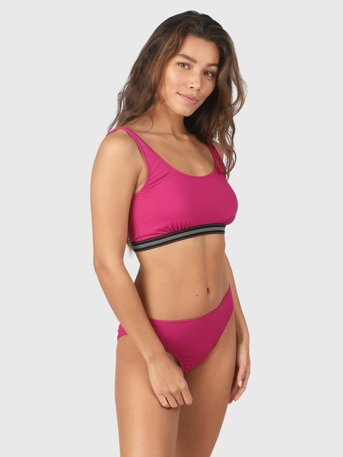 Nolina Damen Bikini Hose | Magenta