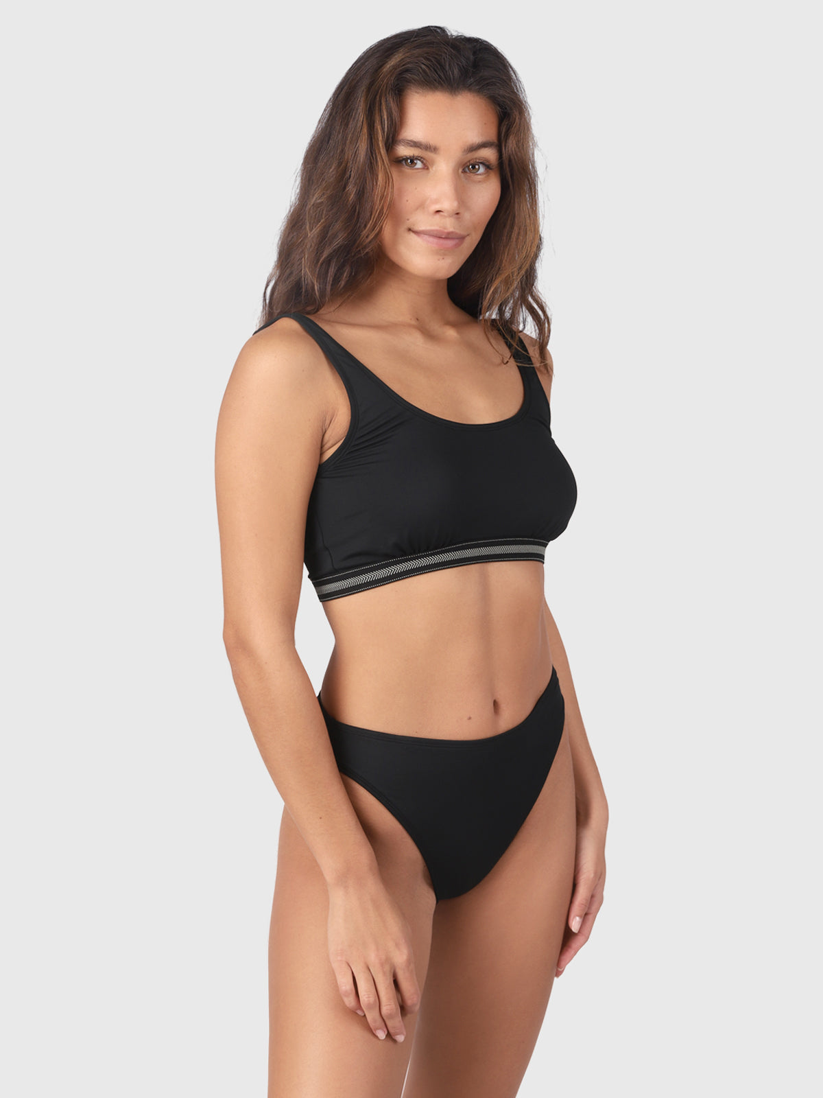 Flores Women Bikini Bottom | Black