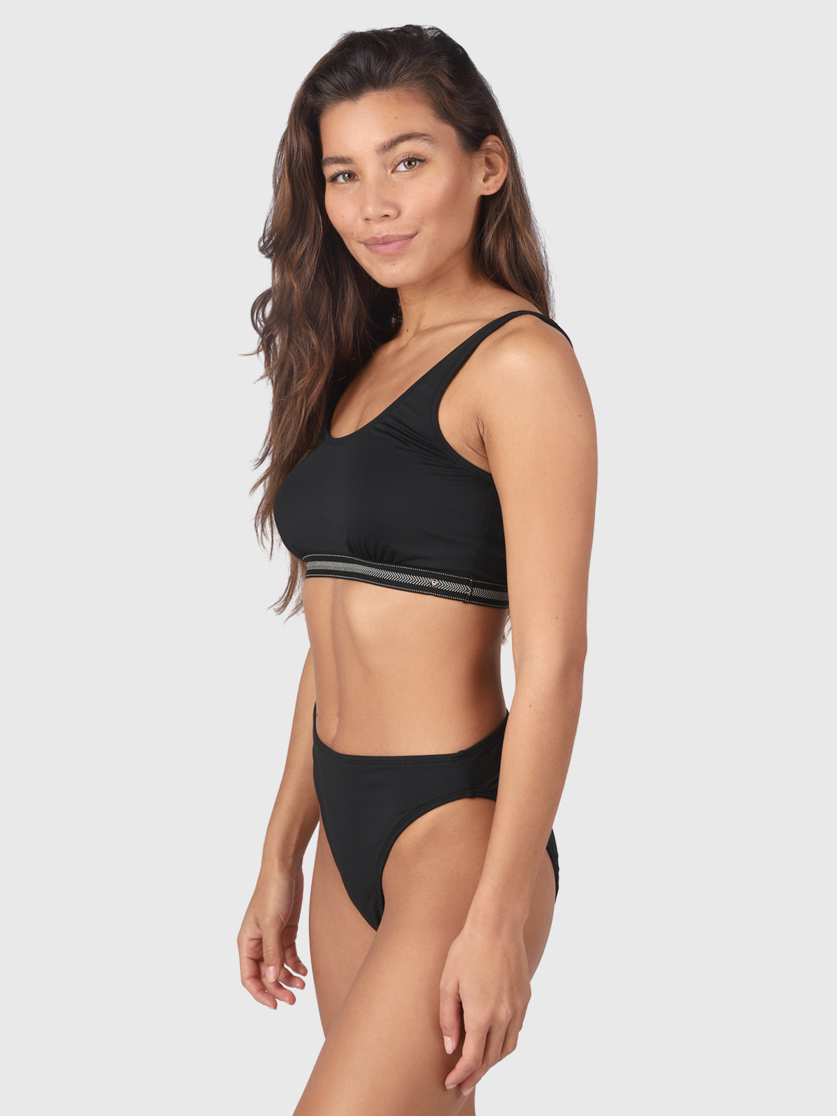 Flores Women Bikini Bottom | Black