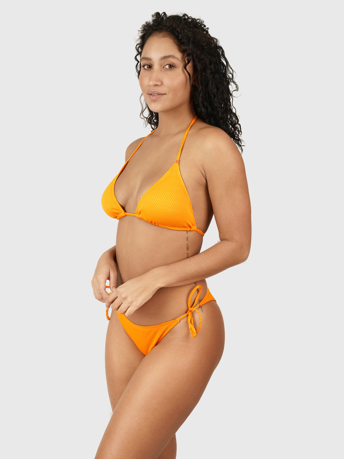 Elly-STR Damen Bikini Hose | Orange