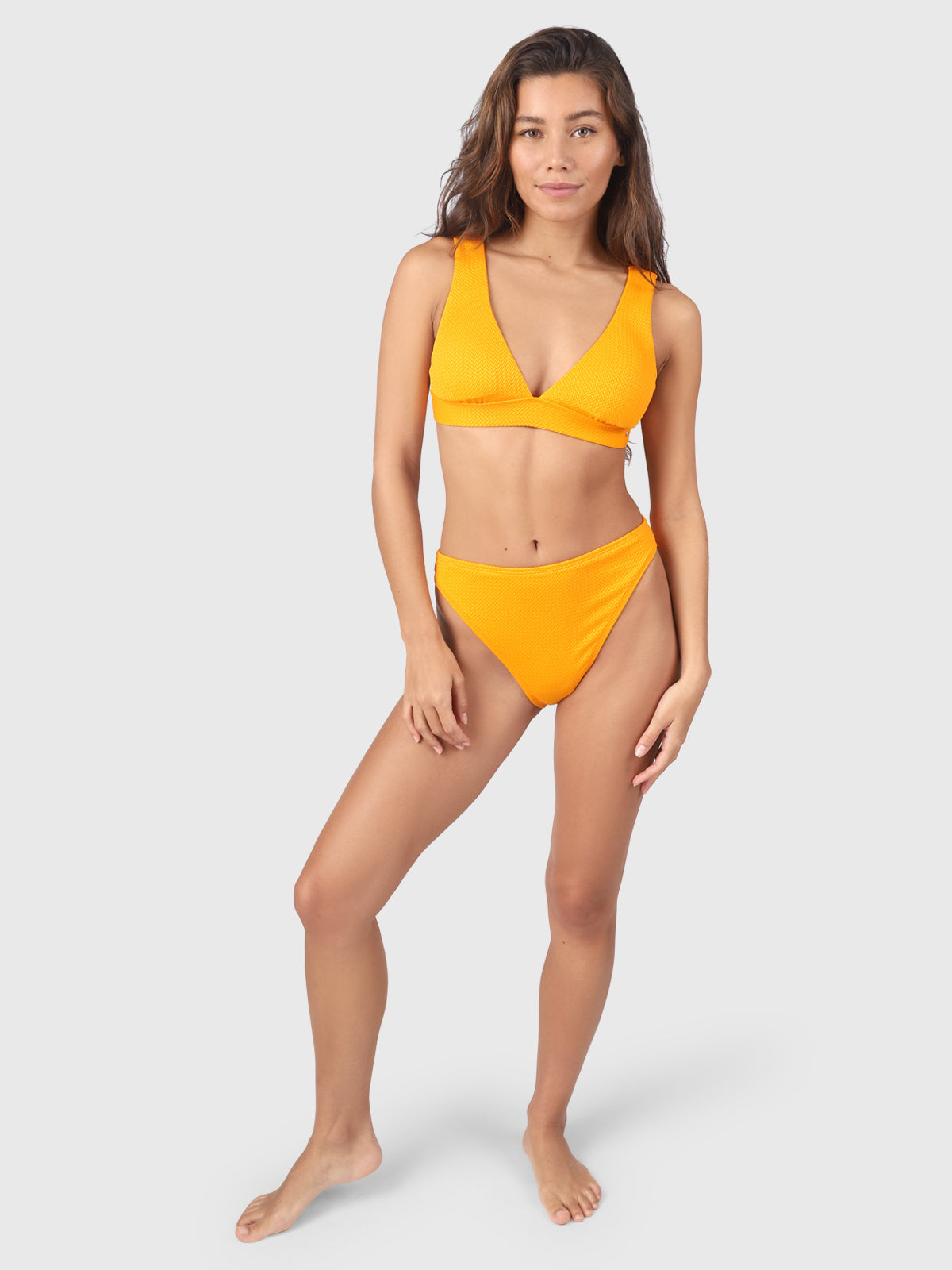 Flores-STR Damen Bikini Hose | Orange