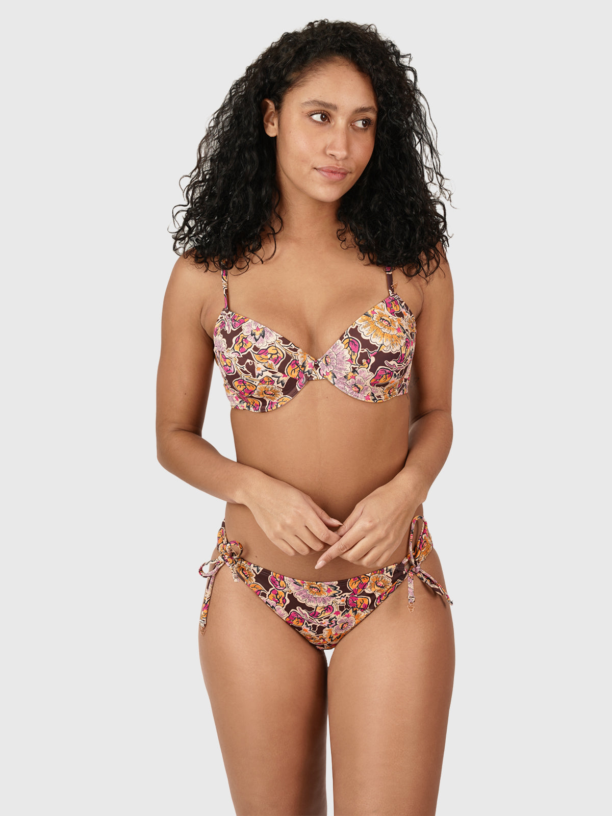 Siera-Sakai Women Molded Underwire Bikini Set | Multi Color