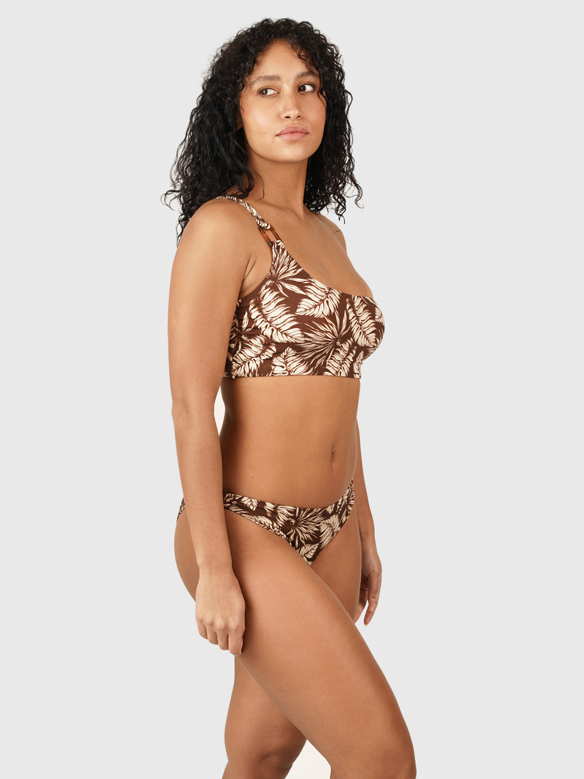 Liesbeth Damen Bralette Bikini Set | Braun