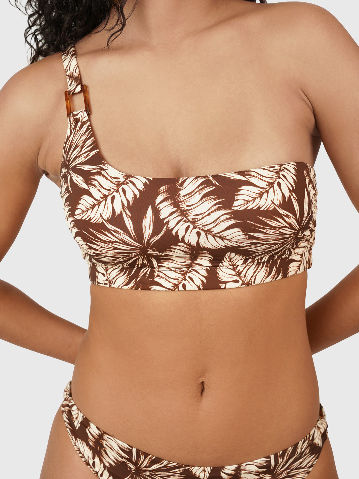 Liesbeth Damen Bralette Bikini Set | Braun