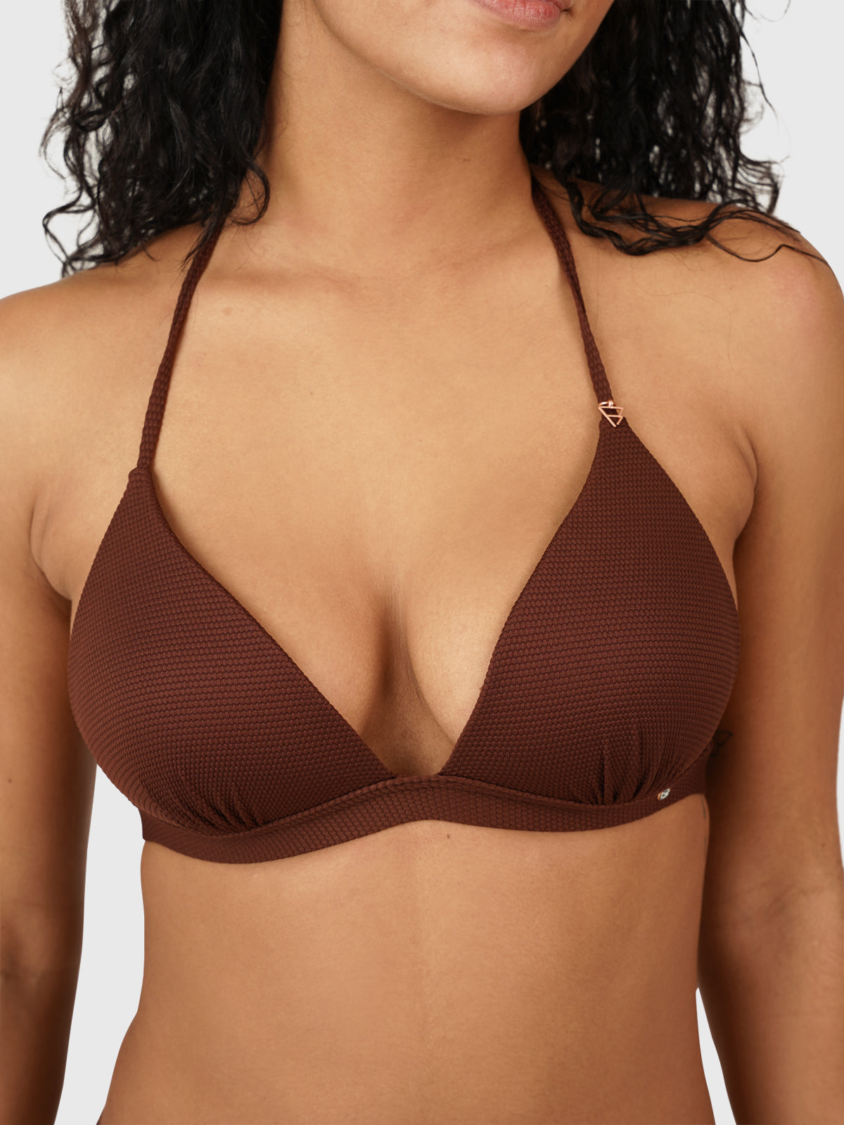 Kohali-STR Damen Bralette Bikini Set | Braun