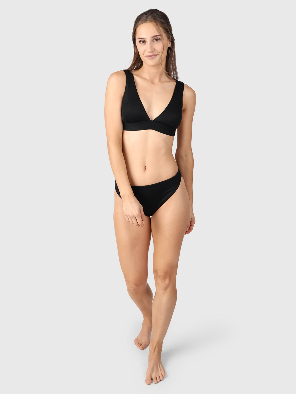 Bodhi-Leaves Dames Bralette Bikini Set | Zwart