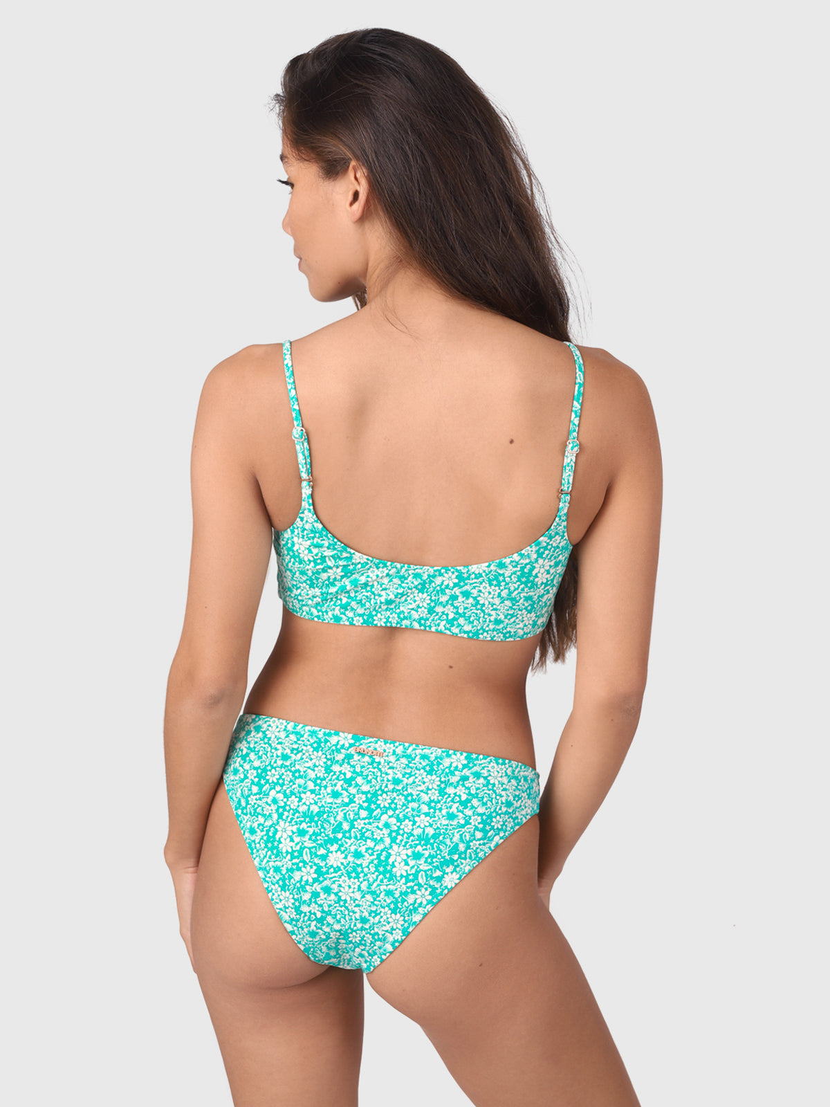 Cruzin-Ditsy Damen Bralette Bikini Set | Grün