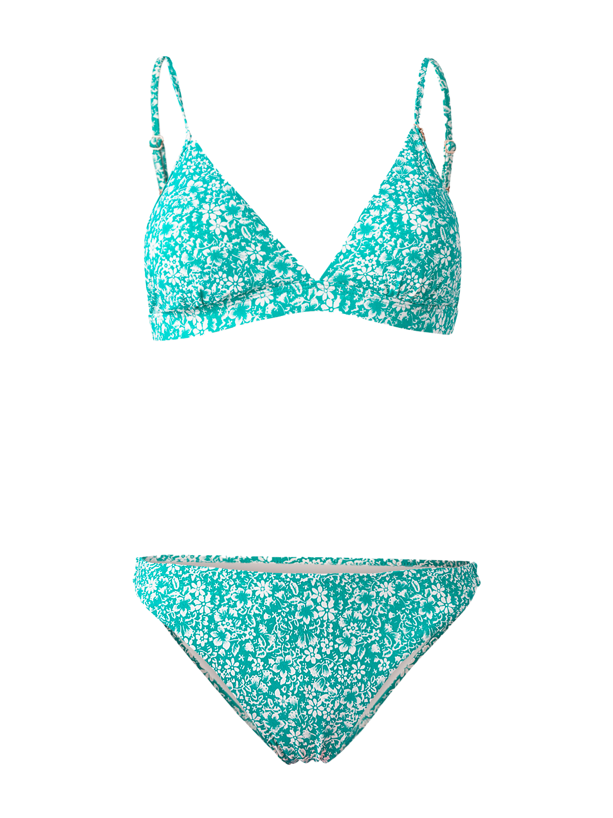 Alison-Ditsy Damen Bralette Bikini Set | Grün