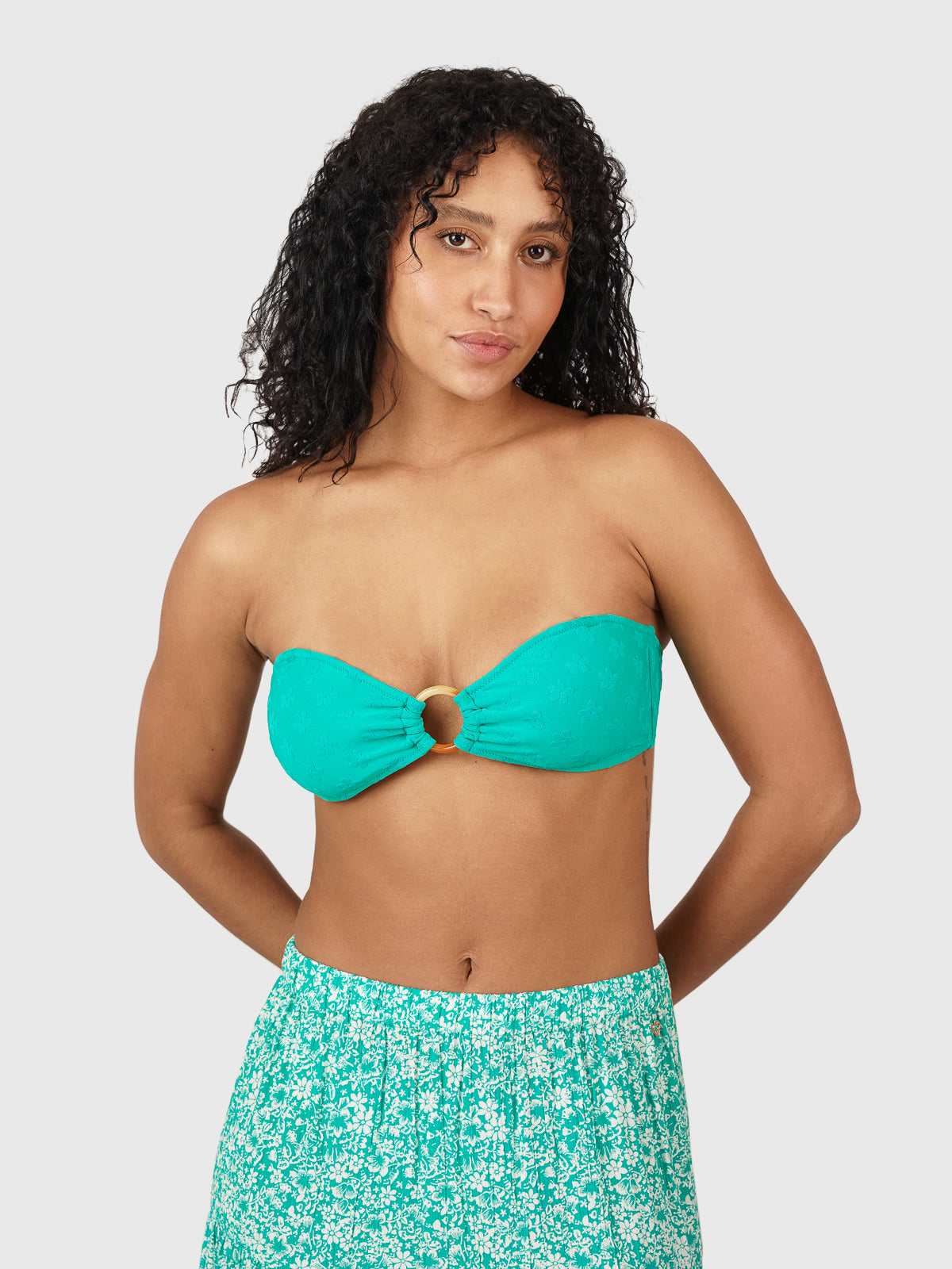 Saltie-Daisy Dames Bandeau Bikini Set | Groen