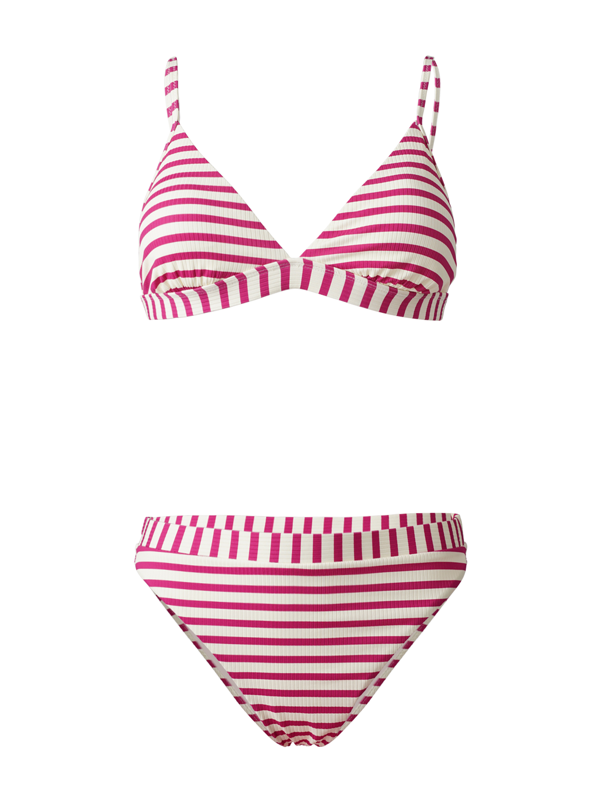 Luna-YD Women Bralette Bikini Set | Magenta