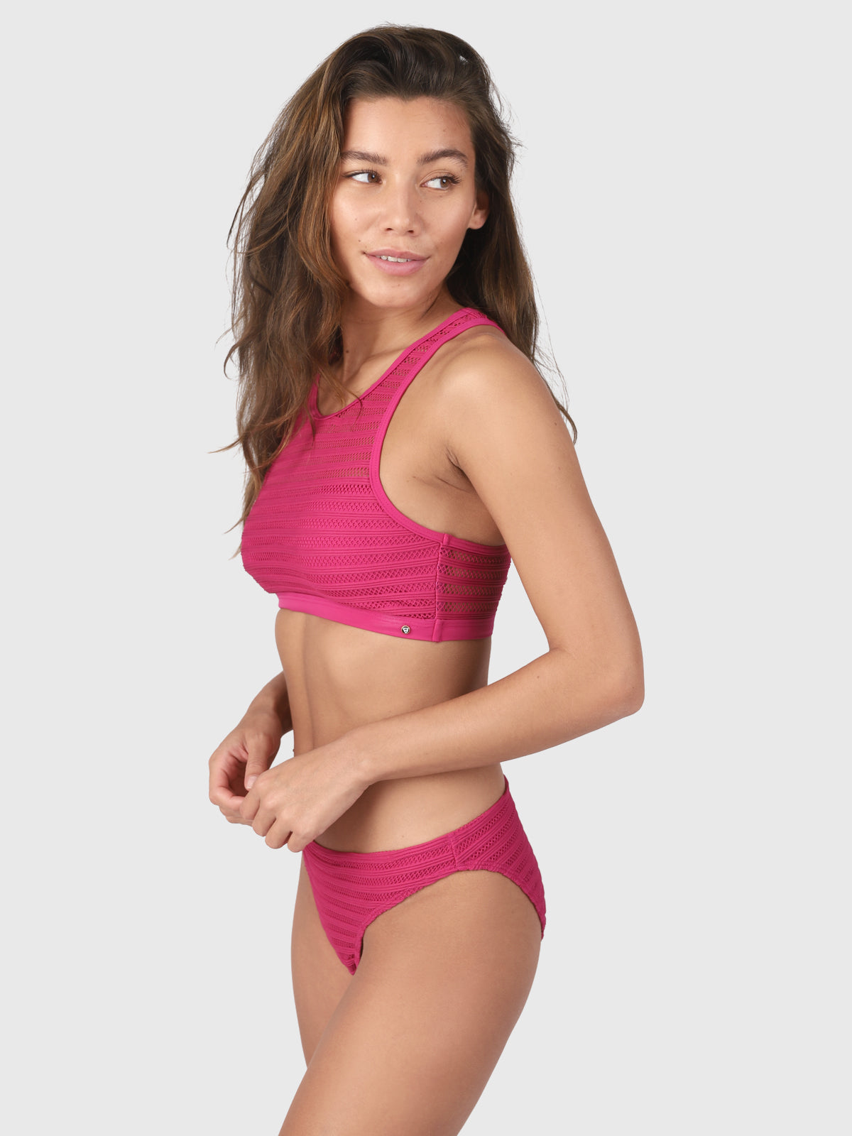 Elena Mesh Women Sports Bikini Set | Magenta