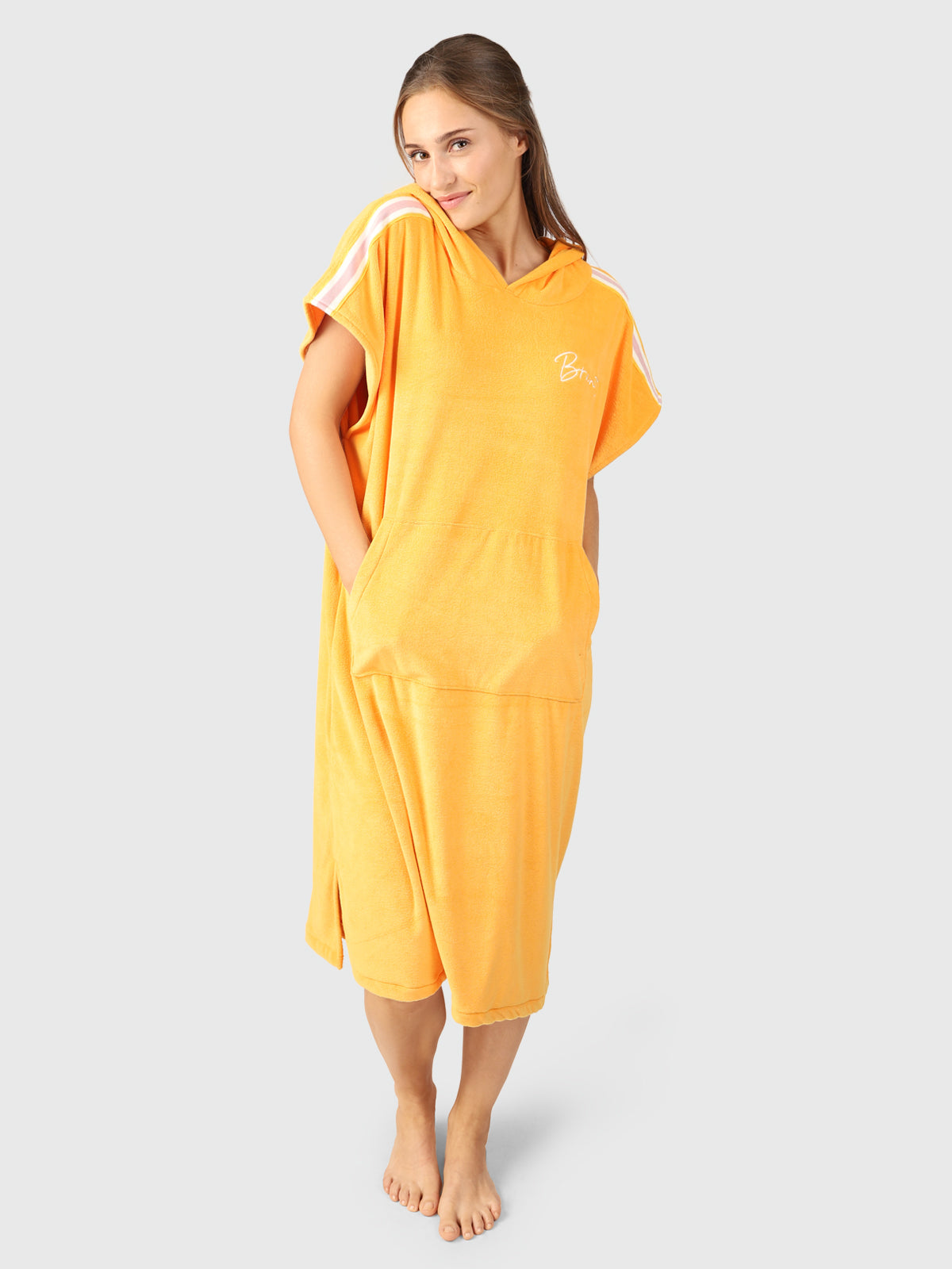 Lexy Dames Poncho | Oranje