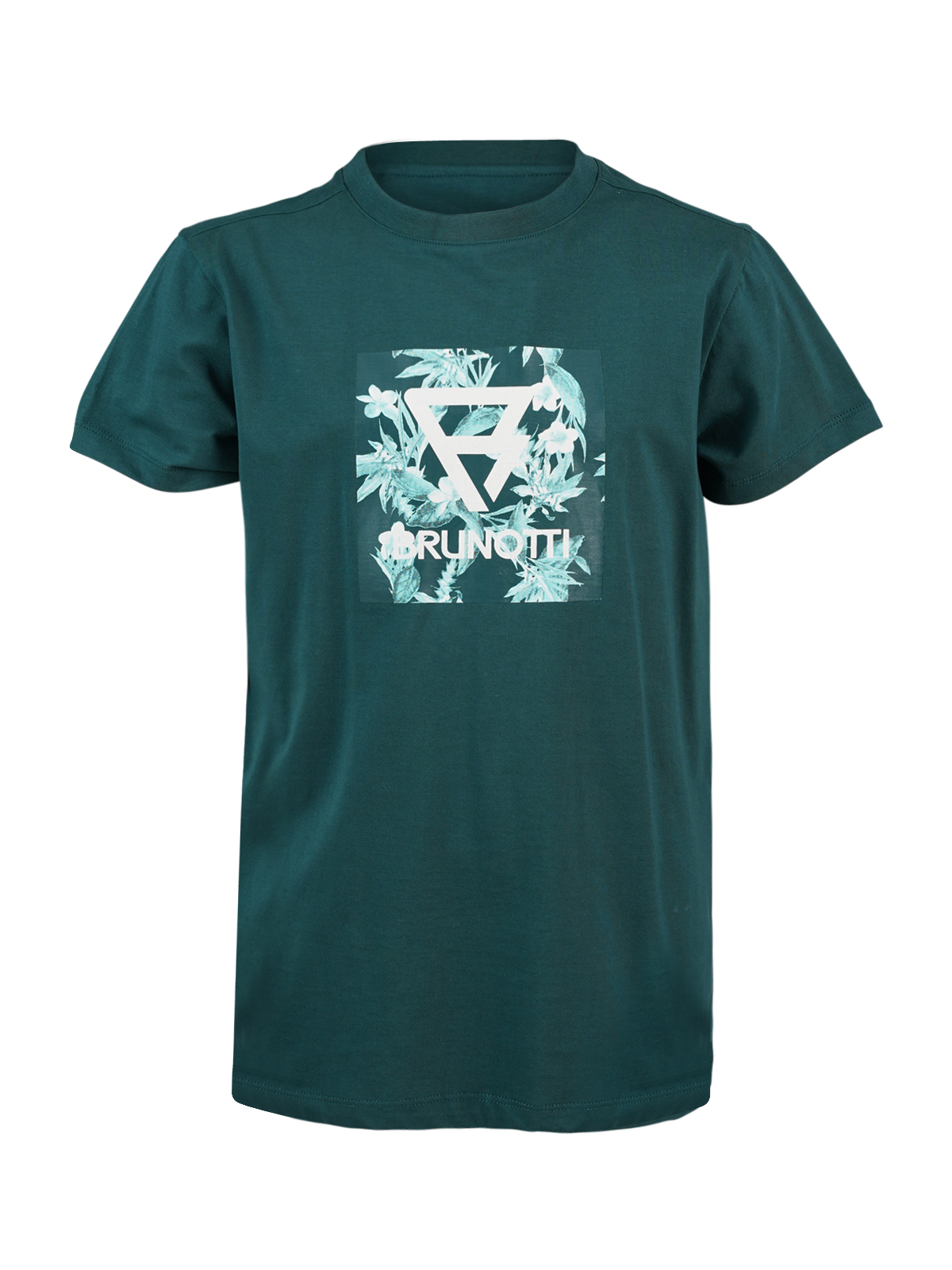 Jahny-Logosquare Jongens T-shirt | Groen