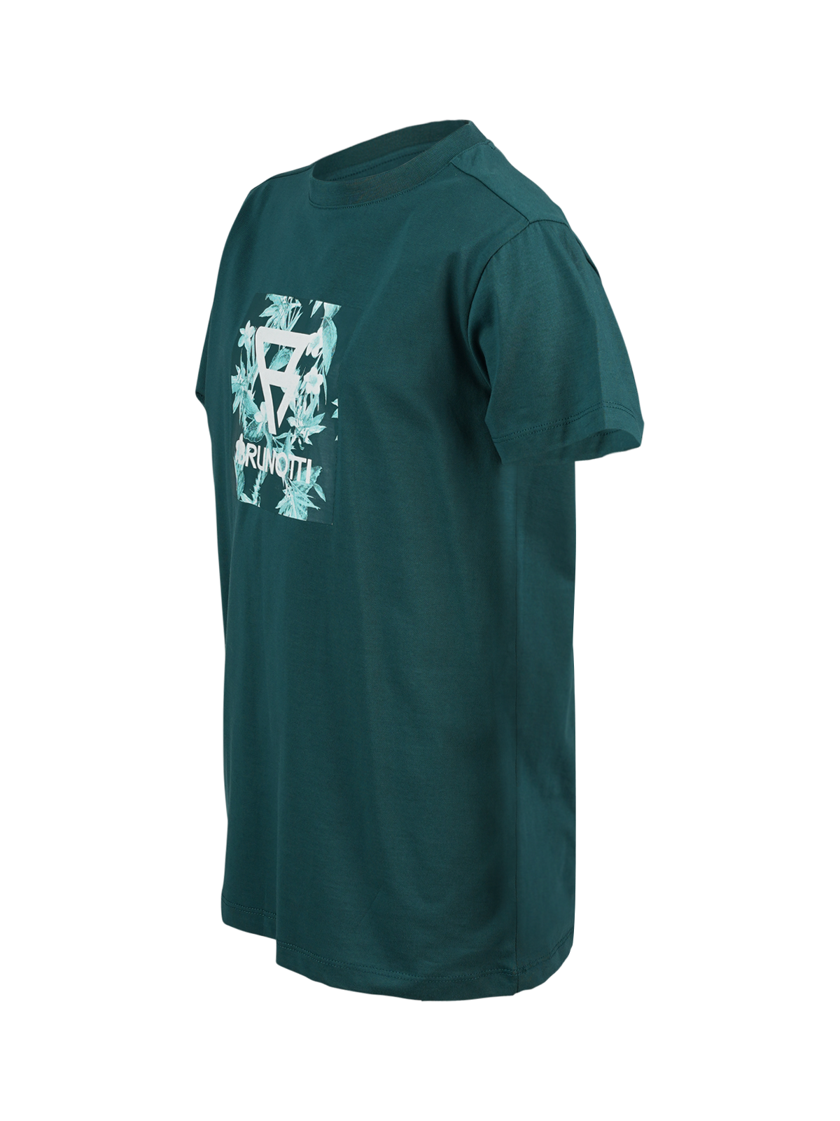 Jahny-Logosquare Jongens T-shirt | Groen