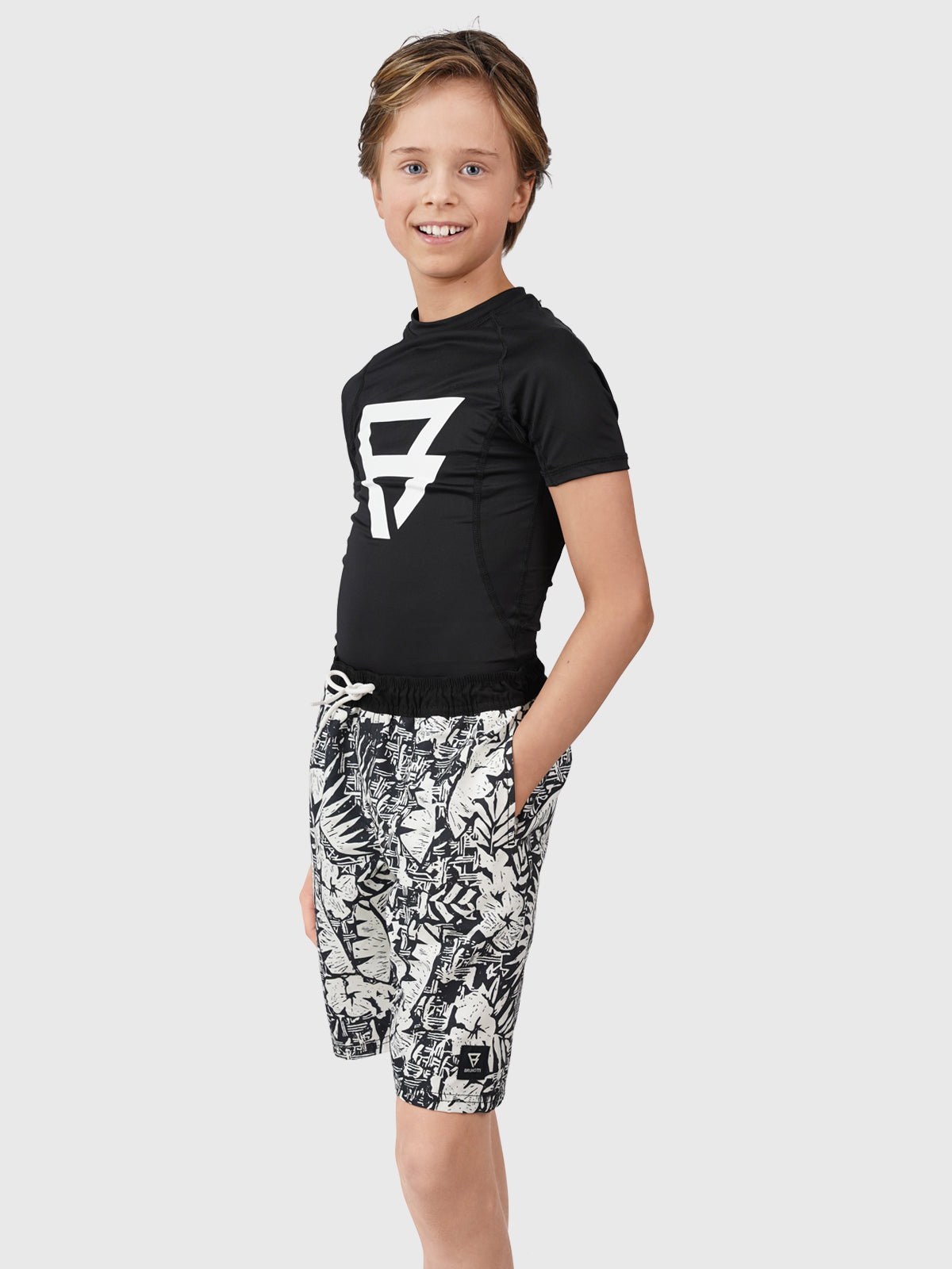 Coast Jungen Badehose | Schwarz