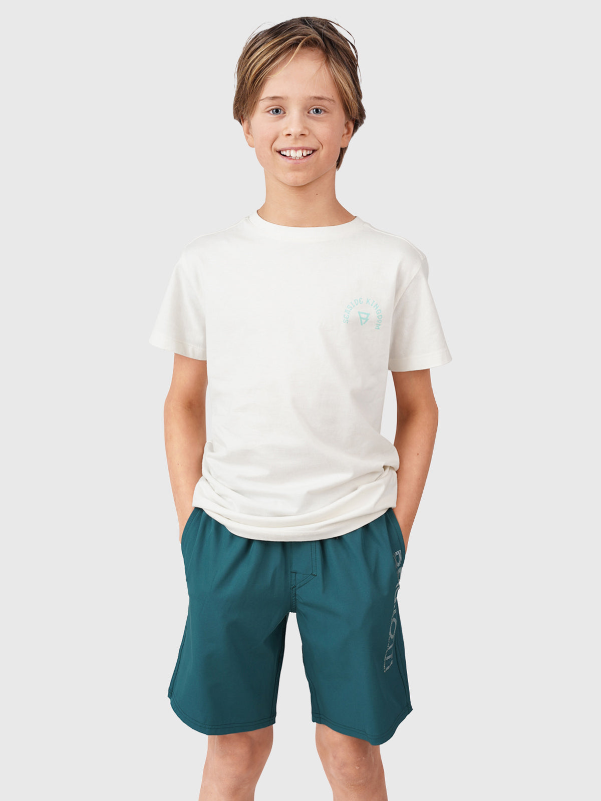 Lestery Boys Swim Shorts | Green