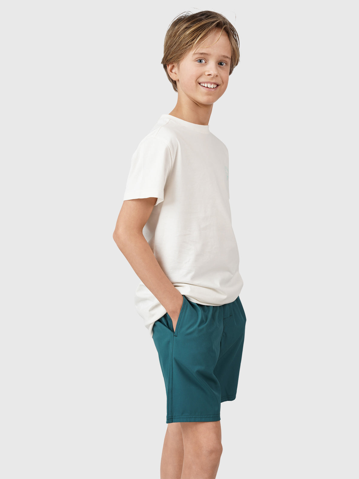 Lestery Boys Swim Shorts | Green