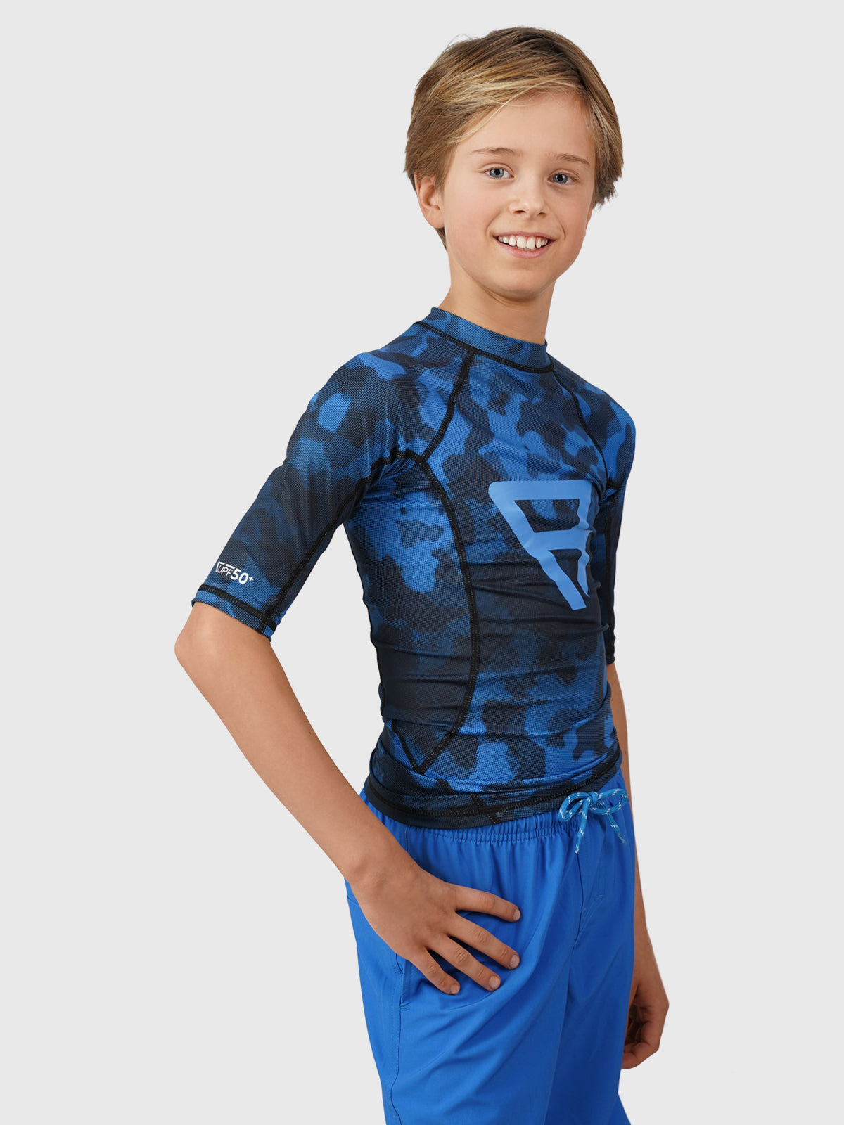 Waveguardy-AO Boys Rashguard | Blue