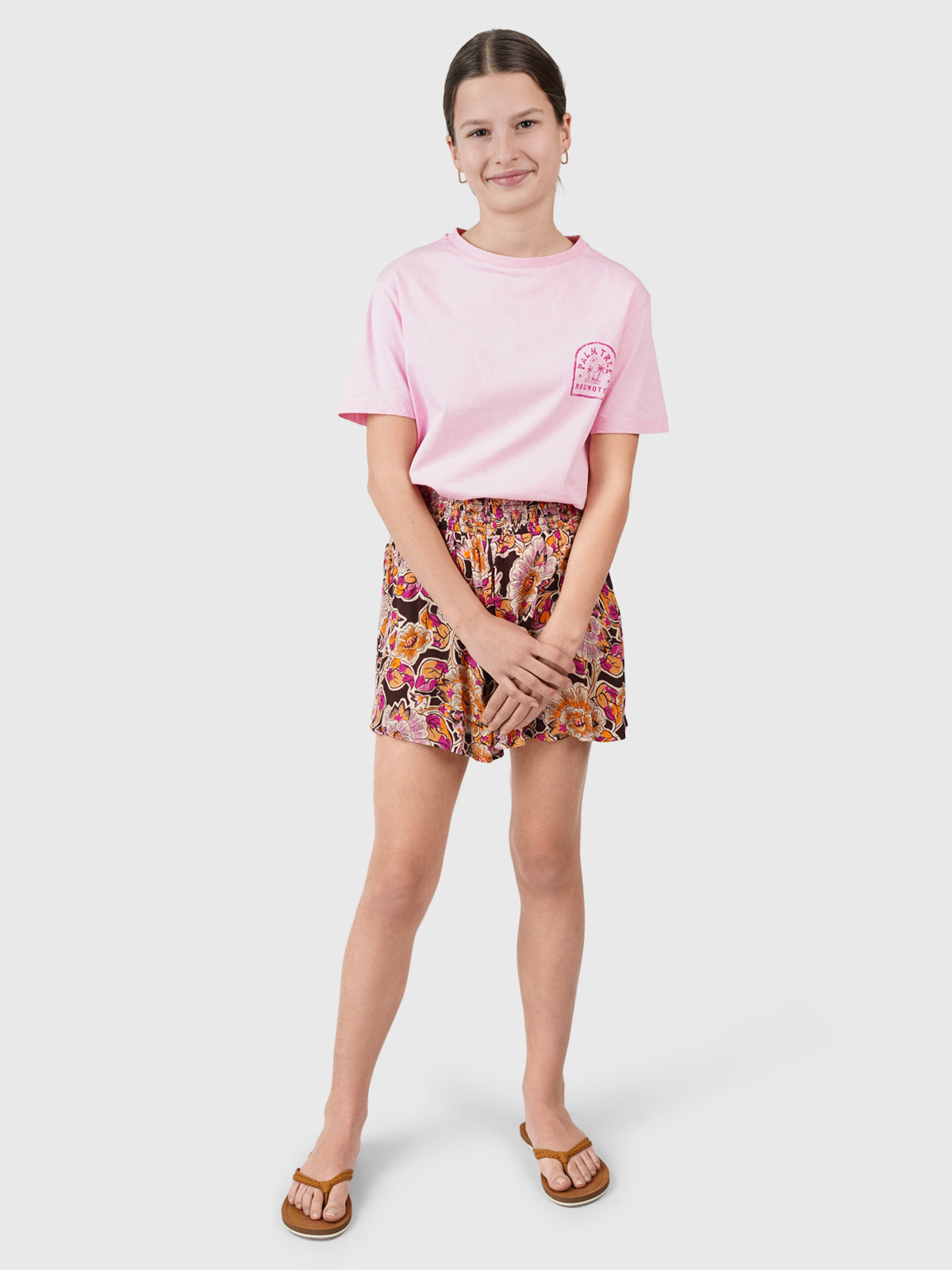 Vievy Meisjes T-shirt | Magenta