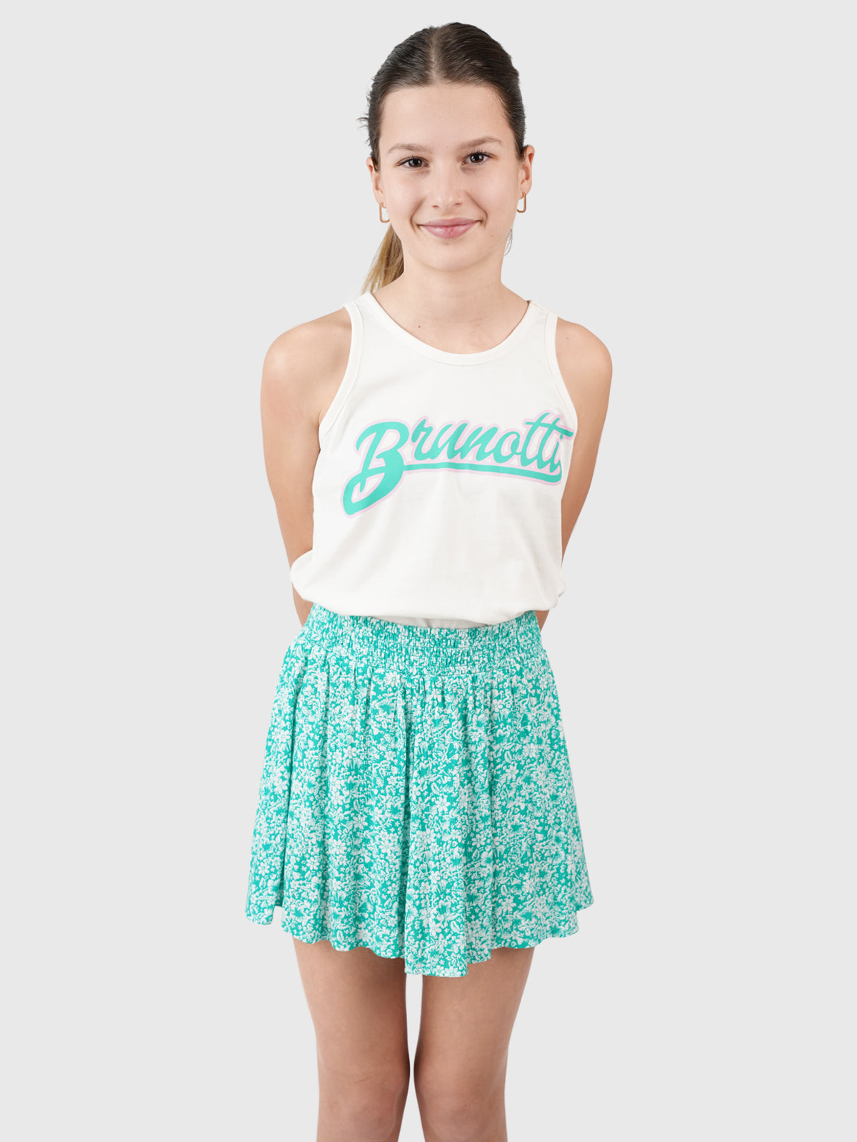 Rainesse-Ditsy Girls Shorts | Green