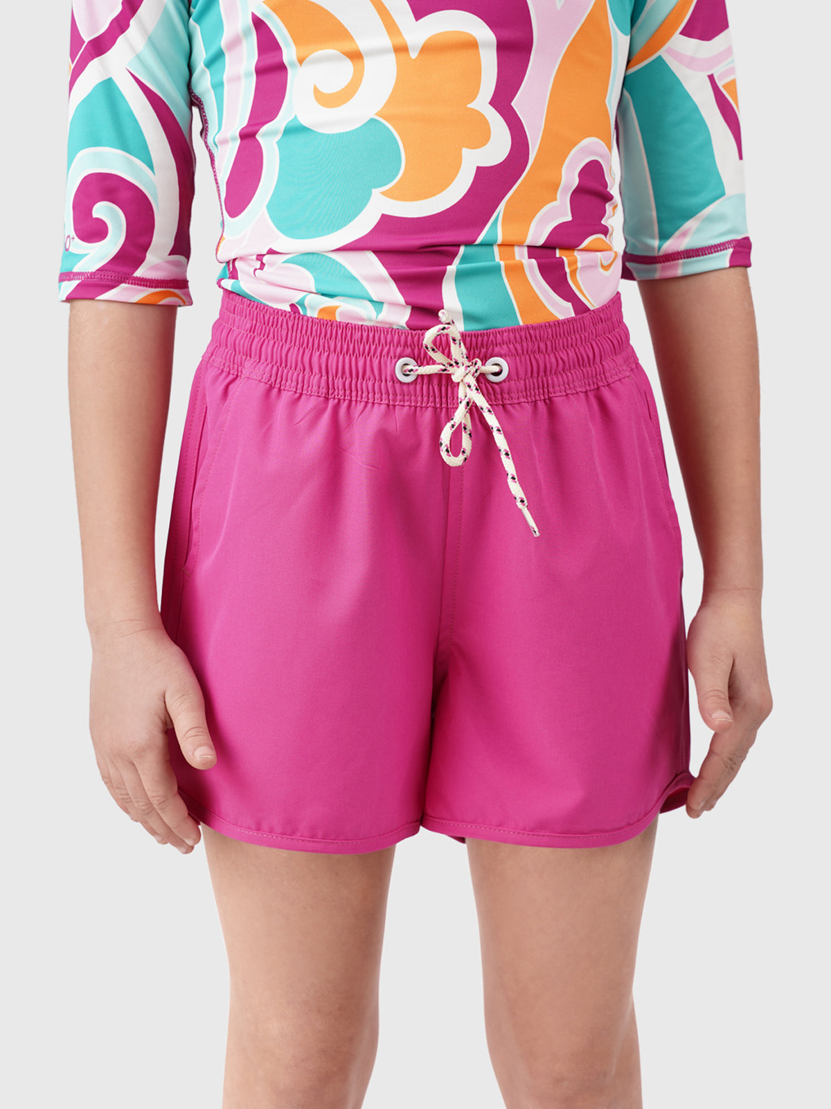 Tulya Girls Swim Shorts | Pink