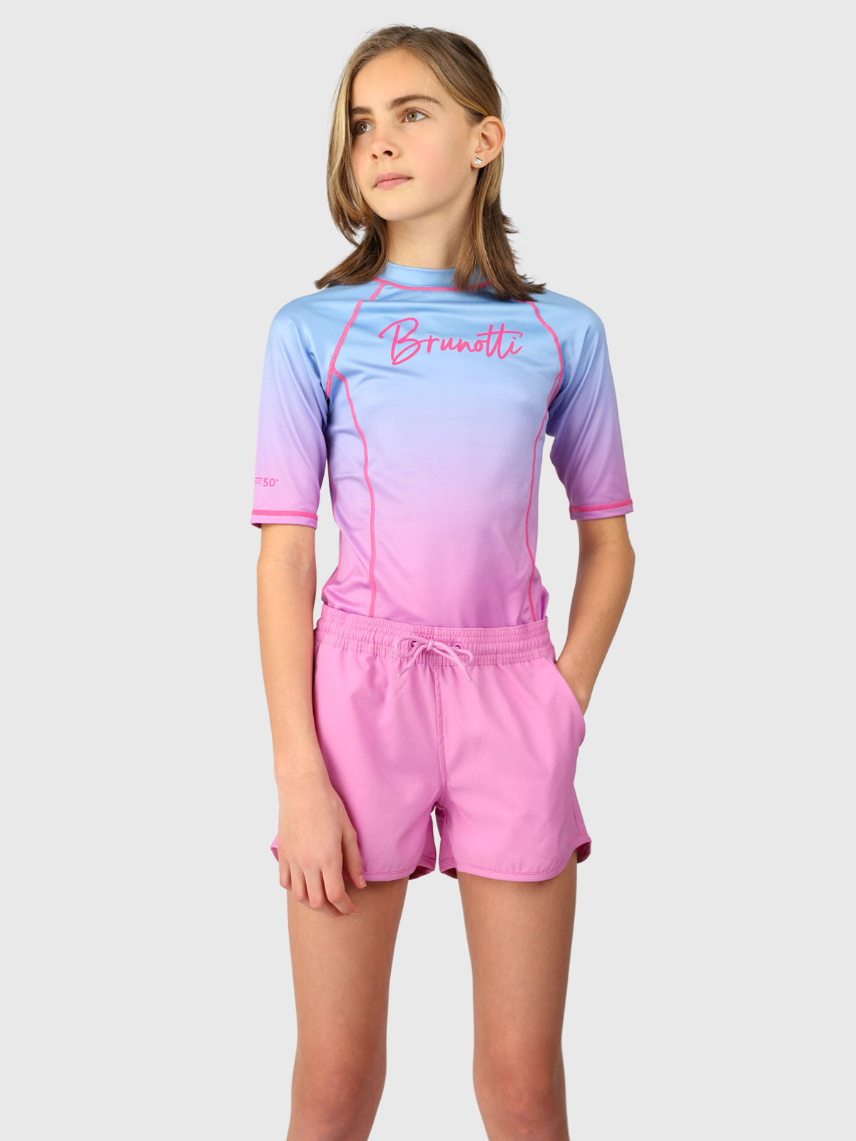 Tulya Girls Swim Shorts | Violet