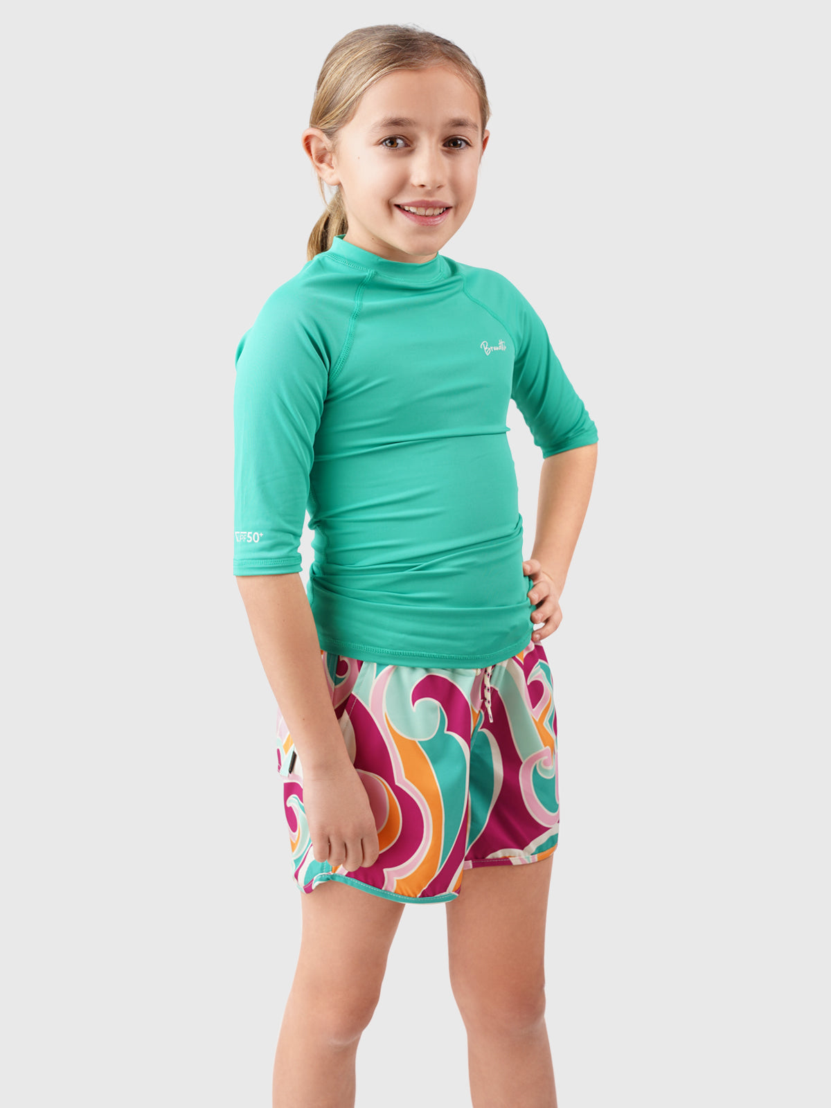 Tulya-Swirl Mädchen Badehose | Multi Color