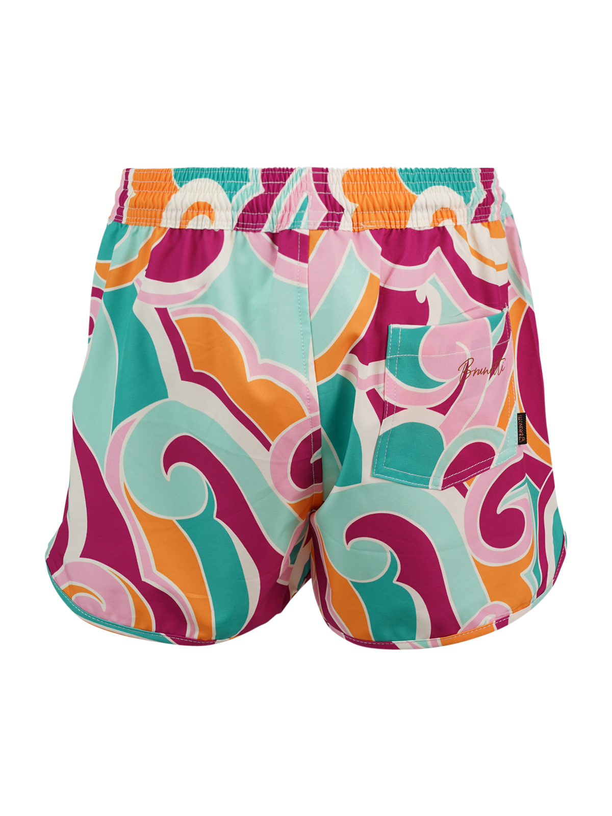 Tulya-Swirl Meisjes Zwemshort | Multi Color