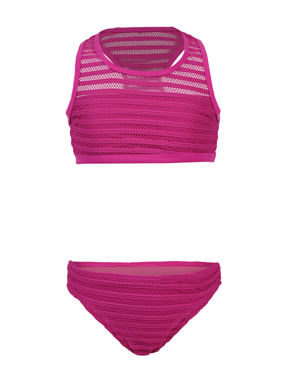 Eleny Meisjes Sport Bikini Set | Magenta