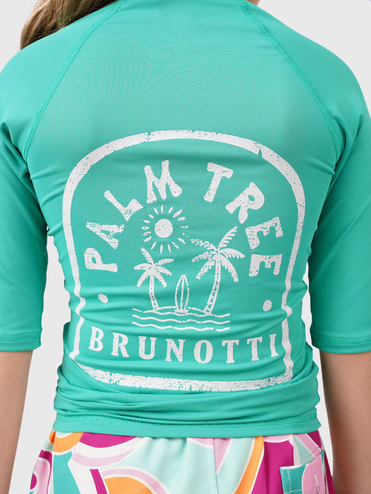 Lineas Girls Rashguard | Green