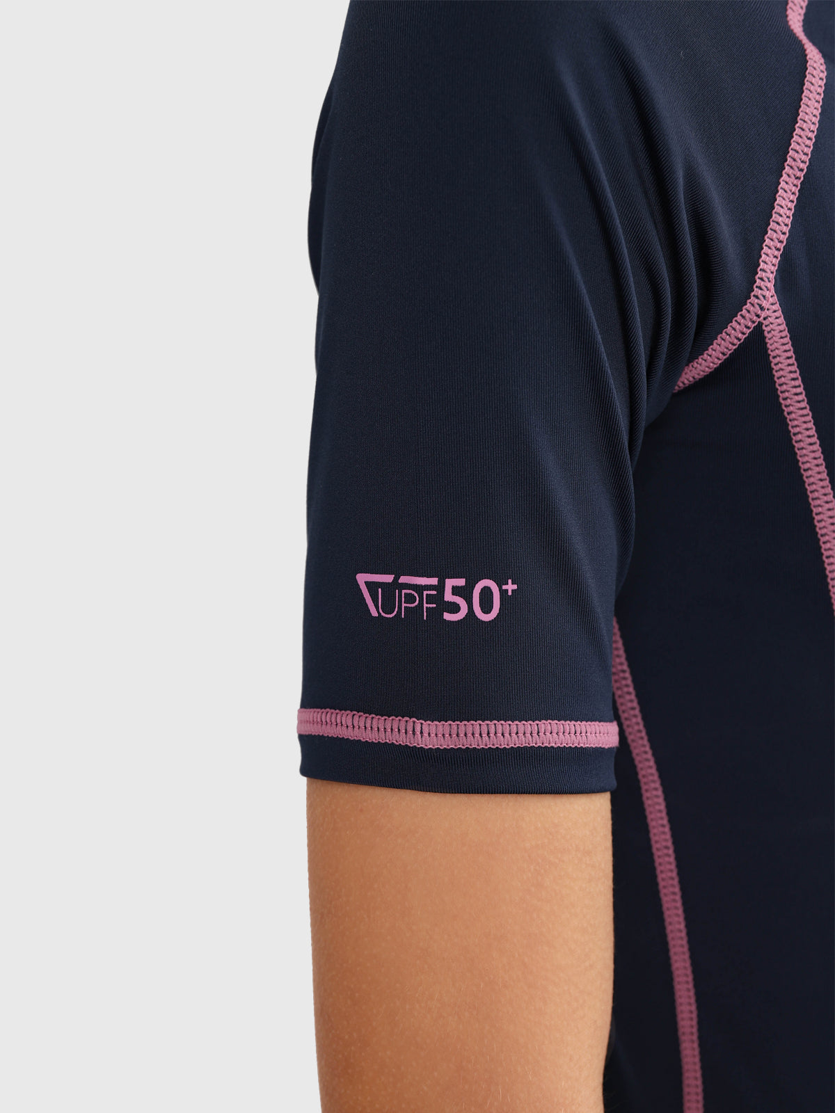Lineas Girls Rashguard | Indigo Blue