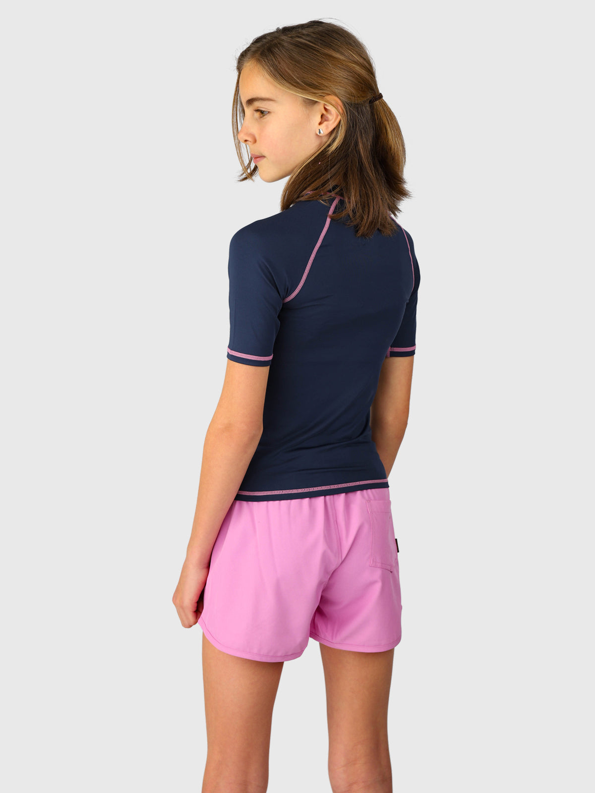 Lineas Girls Rashguard | Indigo Blue
